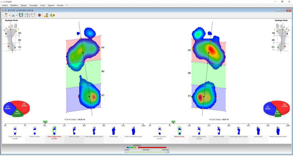 Software pedana p walk