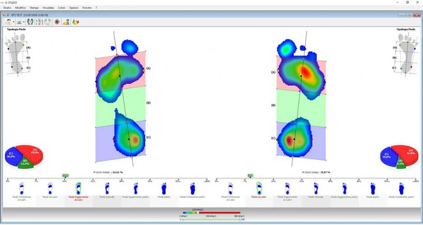 Software pedana p walk